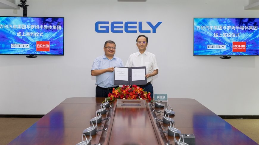 ROHM Y GEELY AUTOMOBILE GROUP FORMAN UNA ASOCIACIÓN ESTRATÉGICA CENTRADA EN LOS DISPOSITIVOS DE POTENCIA DE SIC